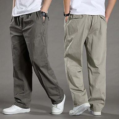 Cheap Men's Clothing Online | Men's Clothing for 2023 Sports Trousers Men, Celana Kargo, Cotton Pants Men, Overalls Plus Size, Cargo Pants Style, Men's Cargo Pants, Mens Trousers Casual, Cotton Casual Pants, Streetwear Male