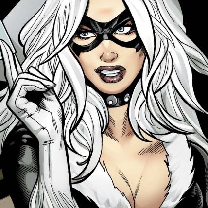 Black Cat Pfp, Black Cat Felicia Hardy, Black Cat Comics, Spiderman Black Cat, Cat Burglar, Felicia Hardy, Black Cat Costumes, Black Cat Aesthetic, Black Cat Marvel