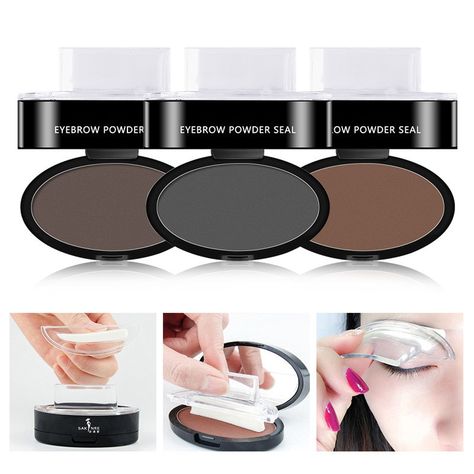 Professional Eyebrow Powder Stamp   Buy Now :https://www.joopzy.com/?p=84665    This Eyebrow Stamp is the hottest and latest trend in the market.If you find it such a hassle to draw your brows every morning or can't seem to get the perfect brow shape then this tool is perfect for you!    Easily create a gorgeous eyebrow shape with this all new Natural Eyebrow Stamp. In just seconds!Ideal for those who are always rushing to work, class or even the gym - water proof and sweat proof! We found this Waterproof Eyebrow Makeup, Types Of Eyebrows, Brow Stamp, Eyebrow Stamp, Eyebrow Hacks, Eyebrow Powder, Quick Makeup, Threading Eyebrows, Waterproof Eyebrow