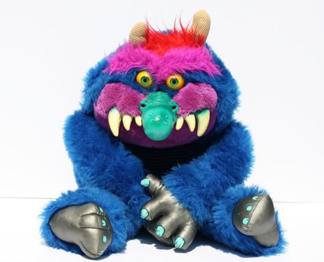 20 toys from the 80s that we'd totally forgotten about… until now ... My Pet Monster, Pet Monster, Blue Stuffed Animals, Pet Monsters, 1980s Childhood, Superhero Gifts, 1980s Toys, Monster Toys, 90s Toys