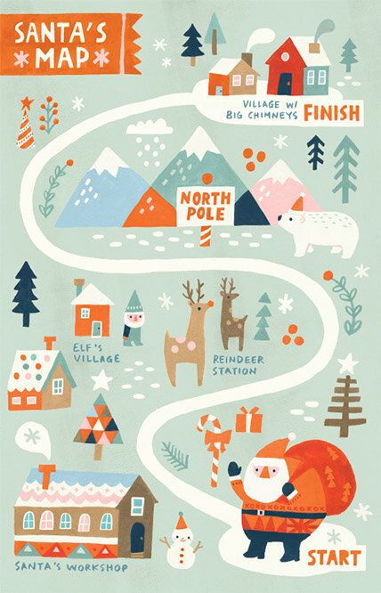 Irene Chan :: Eneri Christmas Infographic, Program Manager, Christmas Board Games, Christmas Color Palette, Fun Christmas Games, Maps For Kids, Xmas Wallpaper, Map Artwork, Christmas Decor Inspiration