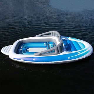 Sun Pleasure 6-Person Inflatable Boat Party Island Cute Pool Floats, Lake Floats, Piscina Intex, Cool Pool Floats, Bay Breeze, Pool Floaties, Lake Boat, Inflatable Boat, Boat Party