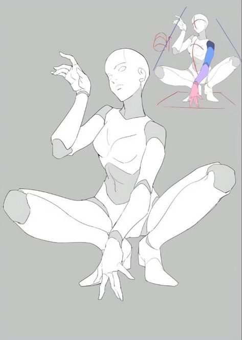 Dynamic Pose Anatomy, Hero Landing Pose Reference, Sitting In Air Pose Reference, Pose Reference Drawing Catgirl, Spider Oc Base, Fancy Dress Drawing Reference, Spidersona Poses Base, Women Dynamic Poses Drawing Reference, Magic Action Poses