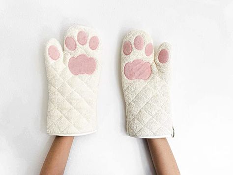 Cooking Gloves, Silicone Oven Mitt, Water Machine, Paw Design, Long Sleeve Design, Kitchen Gloves, Cat Paw, Unique Cats, Oven Glove