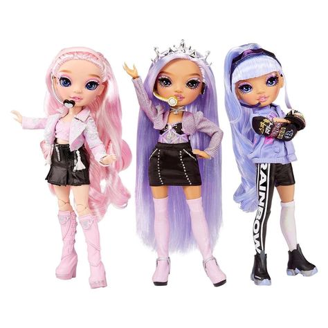 Tiara Song/Gallery | Rainbow High Wiki | Fandom Minnie Choi, Best Art Schools, Lavender Fashion, Art Schools, Sporty Crop Top, Rainbow High, Pink Lavender, Doll Stands, Lol Dolls