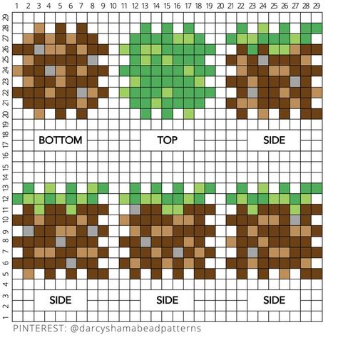 Minecraft 3D Block Pattern #3D #block #cube #minecraft #hamabeads #hamabeadpattern #perler #perlerbeads #pyssla #pixel #pixelart #pattern #crossstitch #fusebeads Minecraft Beads, Hamma Beads Ideas, Pixel Beads, Melty Bead Patterns, Pearl Beads Pattern, Easy Perler Beads Ideas, 3d Perler Bead, Art Perle, Hama Beads Design