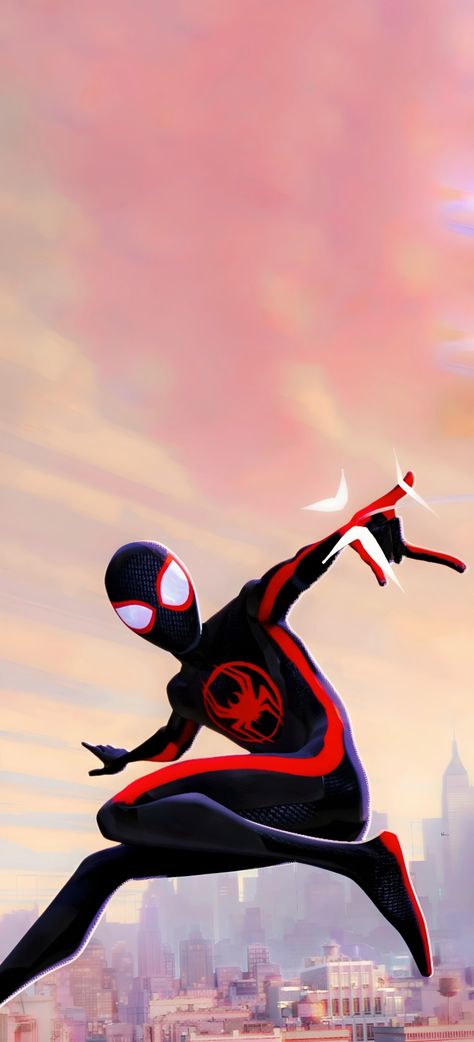 Lock Screen Desktop Wallpaper, Desktop Wallpaper 4k, Miles Morales Spider Man, Iphone Lock Screen, Across The Spider Verse, The Spider, Movie Wallpapers, Miles Morales, Spider Verse