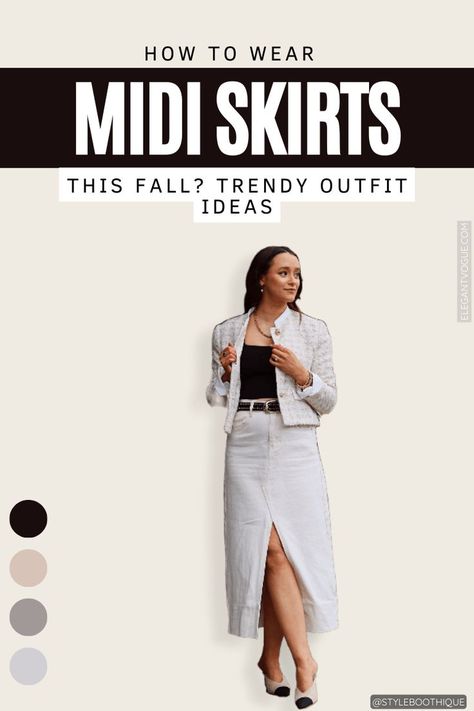 Midi Skirt Outfit Fall Skirt Outfits For Fall, Midi Skirt Outfit Fall, Midi Skirt Outfits, Stylish Midi Skirt, Sweater Skirt Outfit, Bbq Outfits, Skirt Outfit Fall, Midi Sweater Skirt, Streetwear Lifestyle