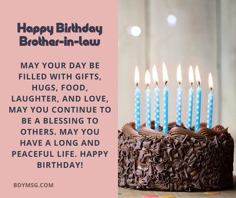 55 Best Happy Birthday Wishes For Brother-in-law - BDYMSG Happy Bday Brother In Law, Happy Birthday Brother-in-law Wishes, Happy Birthday Brother In Law Quotes, Birthday Card For Brother In Law, Happy Birthday To Brother In Law, Birthday For Brother In Law, Happy Birthday Brother In Law Blessing, Happy Birthday Brother In Law Funny, Birthday Wishes For Brother In Law