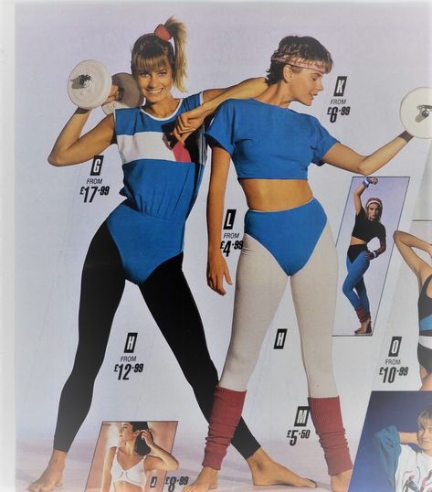 1980s Dance Outfit, Vintage Workout Outfit, 80s Jazzercise Outfits, 80s Exercise Outfit, 80s Fitness Outfit, 80s Dancewear, 80s Poses, 80s Workout Outfit For Women, 80s Workout Aesthetic