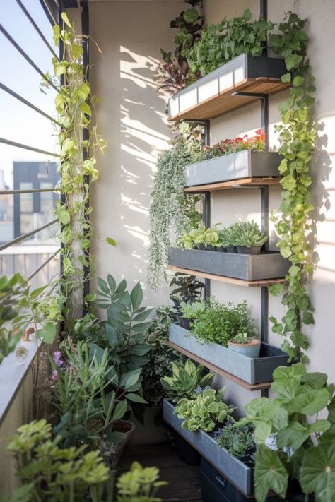 garden design,small garden,garden ideas,garden,small garden design,garden design ideas,small garden Garden On Balcony Apartments, Vertical Planting Ideas, Small Space Gardening Apartments, Apartment Balcony Garden Diy, Balcony Vertical Garden, Balcony Garden Wall, Balcony Garden Ideas Apartment, Small Balcony Garden Ideas, Apartment Garden Balcony