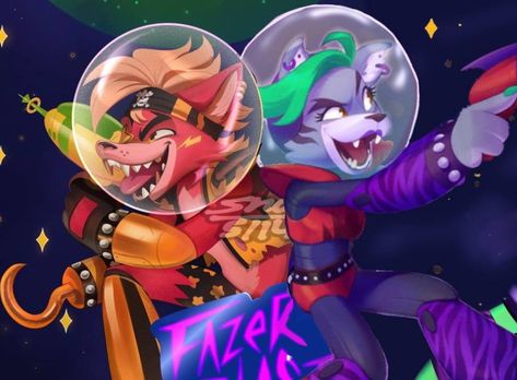 chesterssunglasses on DeviantArt. Glamrock Foxy and Roxy Fazer Blast FNAF SB Art Fazer Blast Fnaf, Fnaf Glamrock Foxy, Fnaf Security Breach Roxanne Wolf, Glamrock Roxy, Glamrock Foxy, Fnaf Sb Roxy, Security Breach Roxanne, Fnaf Afton Family, Fnaf Foxy