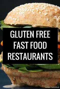 Here's the complete listing to all gluten free fast food restaurant menus Gluten Free Fast Food, Menu Sans Gluten, Gluten Free Info, Fast Food Restaurants, Cookies Gluten Free, Gluten Free Restaurants, Gluten Free Menu, Food Lunch, Gluten Free Eating