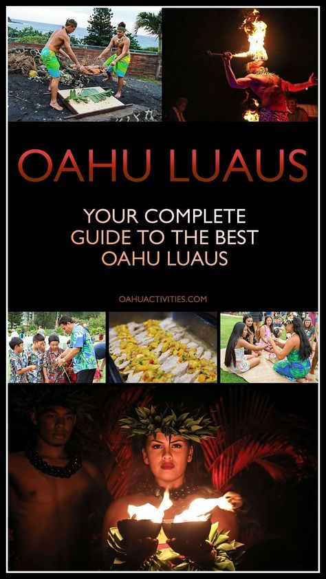 Search for Oahu luaus & you may get lost in the many options. Which Oahu luau is best for kids, which has fire dancers? We’ve made it easy! #oahuluaus #oahuluau #hawaii #germainesluau #kamoanaluau #ahaainaluau ##waikikiluau #waikiki #oahurestaurants Oahu Luau, Oahu Restaurants, Oahu Activities, Ancient Hawaii, Things To Do On Oahu, Luau Food, Waikiki Hotels, Hawaii Weddings, Travel Secrets