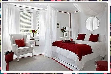 Looking for a room that will make you feel in love every time you enter? Look no further than romantic master bedrooms decor. From cozy fires to sumptuous bedding, these rooms will make your heart skip a beat. Red Bedroom Design, Romantic Bedroom Design, Stylish Bedroom Design, Bedroom Images, Bedroom Red, Romantic Bedroom, Perfect Bedroom, Couple Bedroom, Trendy Bedroom