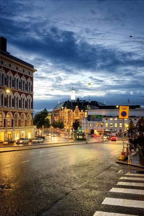 Streets of Helsinki, Finland Finland Travel, Scandinavian Countries, Nordic Countries, Helsinki Finland, Places Of Interest, Tallinn, Travel Board, Holiday Destinations, Places Around The World