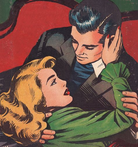 1940s Passion ~ 10 Story Love #6 Pop Art Comic Girl, Female Joker, Comic Pop Art, Retro Kunst, Vintage Pop Art, Pop Art Girl, Vintage Pop, Romance Comics, Pop Art Comic