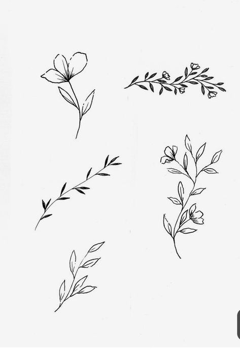 Tato Henna, Kunst Tattoos, Flower Doodles, Tattoo Fonts, Mini Tattoos, Meaningful Tattoos, Minimalist Tattoo, Moon Tattoo, Thigh Tattoo