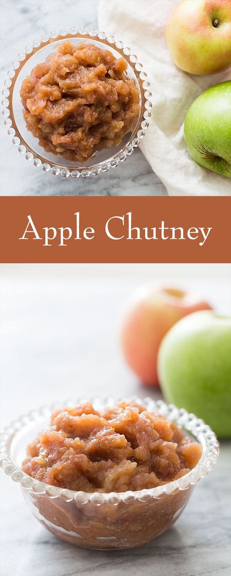 Apple Chutney Onion Vinegar, Apple Chutney Recipe, Apple Chutney, Cocktail Syrups, Craft Cocktail, Ginger And Cinnamon, Chutney Recipe, Vegetable Drinks, Easiest Apples