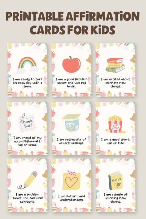 Carnival Stalls, Affirmation Printables, Self Care Affirmation, Affirmation Self Love, Affirmation Cards Printable, Affirmation Deck, Printables Ideas, Love Affirmation, Wallpaper Quote