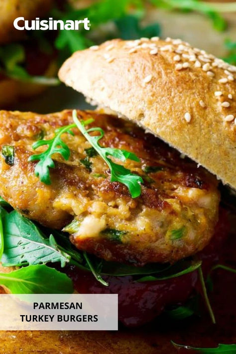 Prep Parmesan Turkey Burgers with ease using our top-rated #Cuisinart Contact Griddler with Smoke-less Mode & enjoy for lunch or dinner. Save $30 off + free shipping on order $35+ until 3/15. #mealprep #turkeyburger #healthydinner #dinnerideas #simplerecipe #recip ideas #burgerrecipe #grilling Cuisinart Recipes, Memorial Day Celebration, Griddle Recipes, Turkey Burger Recipes, Turkey Burger, Turkey Burgers, Ground Turkey Recipes, Pizza Recipes Dough, Veggie Burger