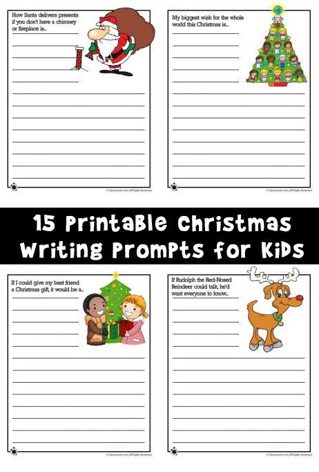 15 printable creative writing prompt worksheets for kids with a Christmas theme. Christmas Writing Prompts For Kids, 4th Grade Christmas, Science Christmas, Christmas Writing Activities, Christmas Writing Prompts, Elementary Writing Prompts, Nouns Activities, Fun Writing Activities, Kindergarten Writing Prompts