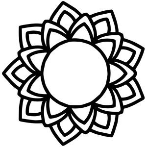 Mandala Silhouette, Drawings To Trace, Free Tattoo Designs, Beaded Flowers Patterns, Silhouette Cameo Tutorials, Cloud Drawing, Stencil Templates, Free Tattoo, Colouring Printables