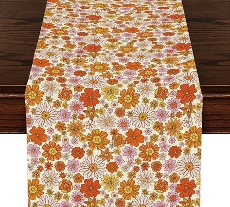 Amazon.com: Retro Flower Smile Face Sunflower Table Runner, Kitchen Dining Table Decor, Hippie Flowers Table Runners for Indoor Outdoor Home Farmhouse Holiday Wedding Birthday Party Decoration, 13 x 71 Inch : Home & Kitchen Sunflower Table, Sunflower Table Runner, Sunflower Kitchen, Farmhouse Style Table, Printed Table Runner, Runner Table, Runner Kitchen, Floral Table Runner, Farmhouse Holiday