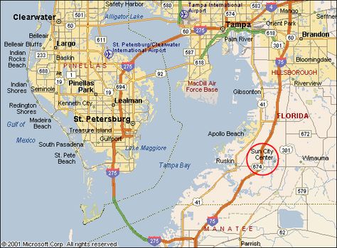 Sun City Center is where we stay.  This map shows everywhere we go! Ruskin Florida, Florida Map, Map Of Florida, Sun City, Gulf Of Mexico, Florida Travel, Gulf Coast, City Center, Clear Water