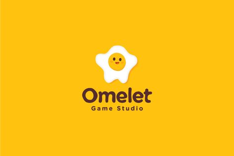 Omelet Game Studio | 99designs Games Logo, Playful Logo, Game Studio, Studio Logo, Game Logo, Omelet, Typography Logo, Mobile Game, Typography