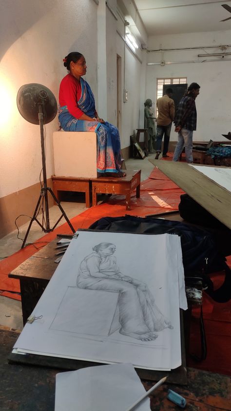 Live model study#collage work#pencil on paper#Bengalfineartscollage#live Live Sketching Human Figures, Study Collage, Study In College, Live Sketching, Figure Sketches, Human Figure Sketches, Academic Drawing, Collage Work, Figure Drawings