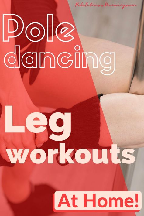 Pole Dancing Workout At Home, Pole Dancing Room Ideas Home, Leg Workouts At Home, Pole Conditioning, Workouts At Home For Women, Pole Dancing Fitness Beginners, Pole Fitness Beginner, Pole Dancing For Beginners, Pole Exercises