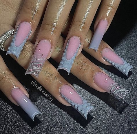 Simple Freestyle Nails, Extra Birthday Nails Short, Classy Acrylic Nails Square, Cute Freestyle Nails, Dope Nail Designs Summer, Chromatic Nails, Unique Nail Designs Summer, Freestyle Acrylic Nails, Nail Art 2022