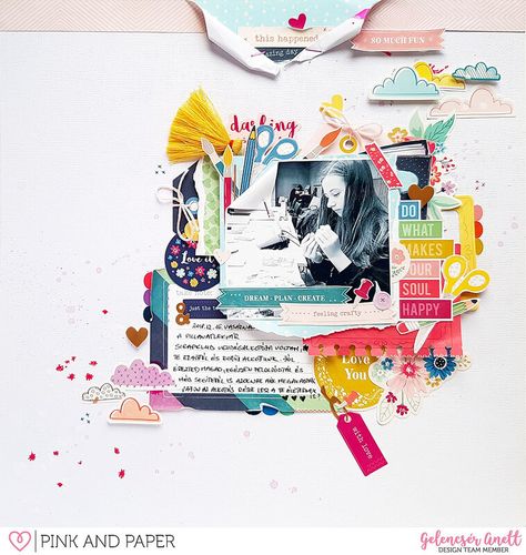 Scrapbook Multiple Photos, Fun Dares, Scrapbook Design Layout, Paige Evans, Beautiful Scrapbook Layouts, Paper Blog, Pink Paislee, Birthday Travel, Scrapbook Layout Sketches