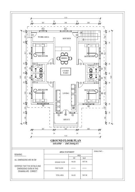 4 Bed Rooms House Plan One Floor, Compact 4 Bedroom House Plans, 4 Bedroom House Plans Open Floor Simple, 4 Bedroom House Design With Floor Plan, Free House Plans 4 Bedroom, Small 4 Bedroom House Plans, House 4 Bedroom, Designer Pictures, Four Bedroom House Plans