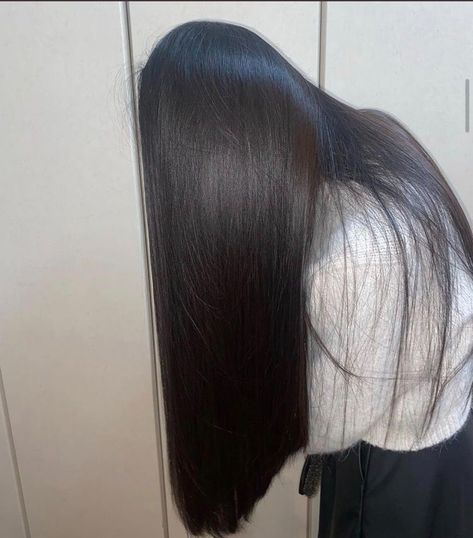 Hair Aesthetic Straight, Shiny Hair Aesthetic, Thick Hair Aesthetic, Aesthetic Straight Hair, Straight Hair Aesthetic, Shiny Glossy Hair, Shiny Straight Hair, Long Bob Hairstyles For Thick Hair, Thick Shiny Hair