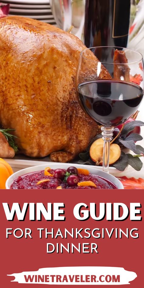 Wine Guide for Thanksgiving Dinner. Because Thanksgiving includes the main star – turkey – and many sidekicks, we’ve chosen a range of tried-and-true pairings for everyone’s favorite Thanksgiving dishes. The good news is that there is a wide range of options available to match everyone’s preferences. We delight in sharing the day and the meal with friends and family, so be sure to destress and enjoy whatever wine you personally love! Best Wine For Thanksgiving Dinner, Thanksgiving Wine Pairing, Thanksgiving Turkey Recipes, Thanksgiving Turkey Recipe, Thanksgiving Wine, Travel Foodie, Wine Education, Turkey Recipes Thanksgiving, Delicious Thanksgiving