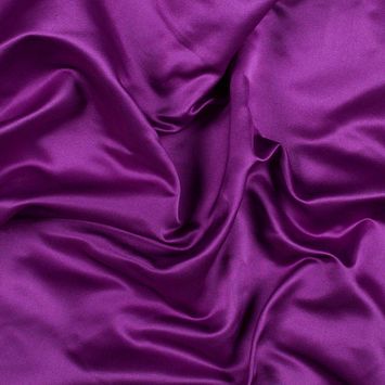 Silk Satin Fabric by the Yard | Mood Fabrics PURPLE Orange Chiffon, Silk Satin Fabric, Mood Fabrics, Purple Silk, Buy Fabric, Red Satin, Bed Sheet, Fabric Online, Pink Satin