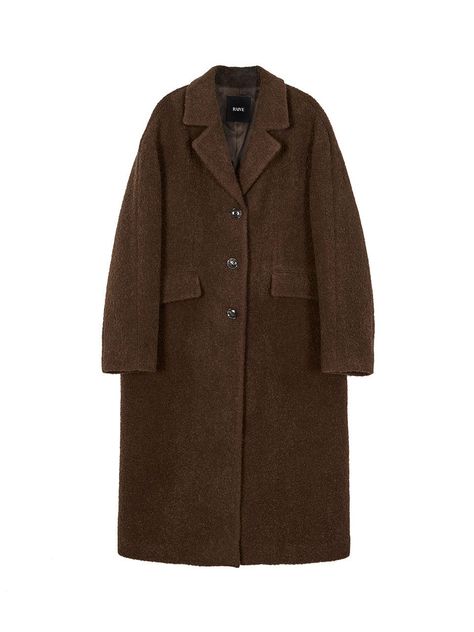 Boucle Long Coat, Brown Dark Trench Coat, Brown Coats, Long Brown Coat, Brown Trench Coat, Men's Trench Coat, Single Breasted Coat, Thick Sweaters, Brown Coat, Fashion Victim