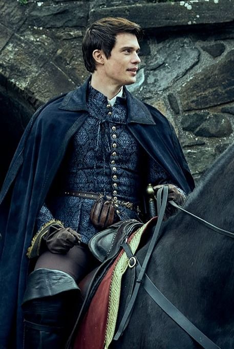 Nicholas Galitzine as George Villiers in 'Mary & George' (2024) Mary And George Nicholas Galitzine, Mary And George Series, George Villiers, Medieval Shows, Nicholas Gonzalez, Storyline Ideas, Nicholas Nickleby, Medieval Horse, Nicholas Galitzine