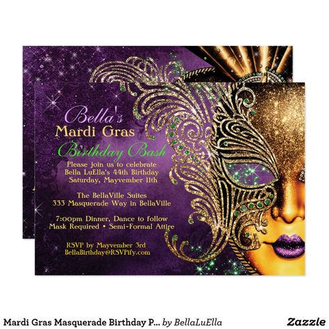 Carnival Birthday Party Invitations, Sweet 16 Masquerade Party, Masquerade Sweet 16, Masquerade Birthday Party, Masquerade Invitations, Mardi Gras Invitations, Mardi Gras Party Ideas, Masquerade Party Invitations, Mardi Gras Birthday