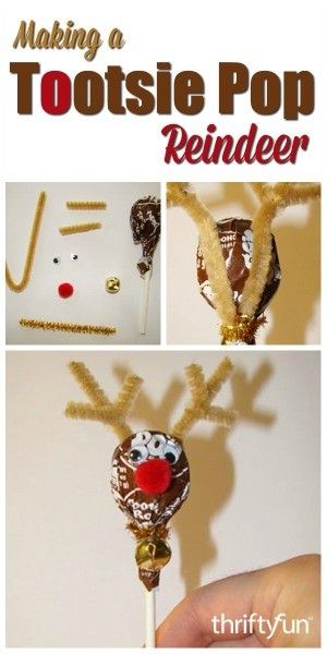 This is a guide about making a Tootsie Pop reindeer. These easy to make, cute Tootsie Pop reindeer are perfect to use for stocking stuffers or party favors. Mom Stocking Stuffers, Gifts For Kids To Make, Tootsie Roll Pops, Stocking Stuffers For Mom, Tootsie Pop, Turkey Craft, Candy Crafts, Stocking Stuffers For Kids, Christmas Stocking Stuffers