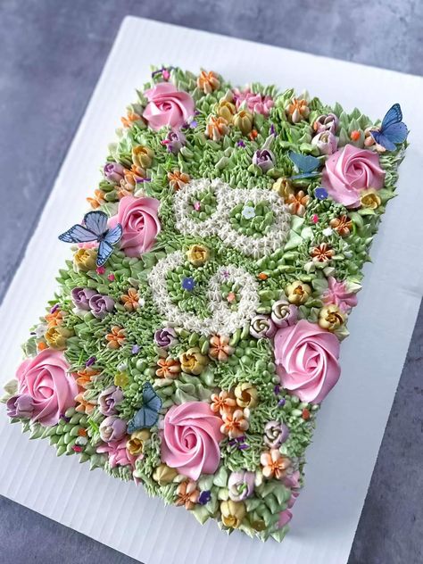 Fairy Sheet Cake, Sheet Cake Decorating Ideas Birthday, Decorated Sheet Cakes, Sheet Cake Decorating Ideas, Cake Decorating Ideas Birthday, Sheet Cake Decorating, Sheet Cakes Decorated, Valentines Cakes, Cakes Decorated