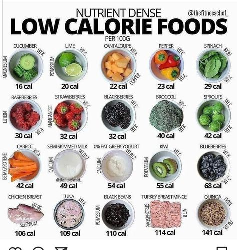 Calorie Density Meal Plan, Healthy Low Calorie Foods, Easy Diet Food Recipes, Low Cal Meals Easy, Food With Calories, Character Diets, Foods Calories, Low Calories Food, Fat Burning Drinks Before Bed