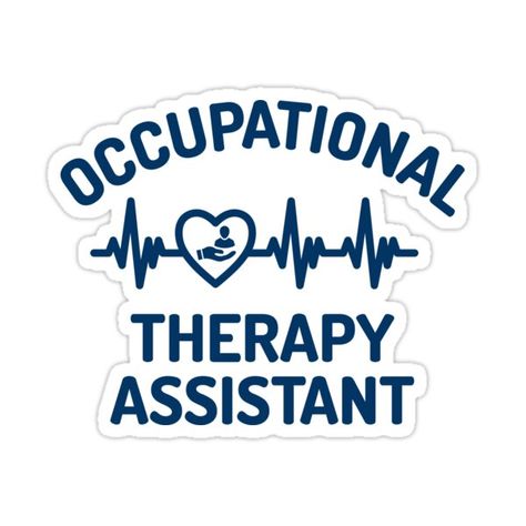 Occupational Therapy Assistant Aesthetic, Occupational Therapy Assistant, Assistant Gifts, White Love, Occupational Therapist, Occupational Therapy, White Stickers, Gift Stickers, Gifts For Coworkers