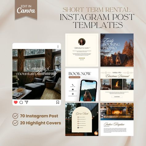 #Ig_Marketing #Professional_Instagram #Social_Media_Kit #Airbnb_Host Property Management Social Media Posts, Ig Marketing, Free Social Media Templates, Professional Instagram, Social Media Kit, Types Of Social Media, Media Kit Template, Facebook Layout, Publication Instagram