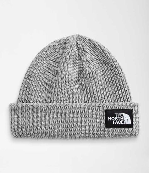 Salty Lined Beanie | The North Face Mens North Face, Snowboard Bibs, Dog Beanie, Helmet Hair, Heated Clothing, North Face Kids, Face Patches, Salty Dog, Patches Fashion