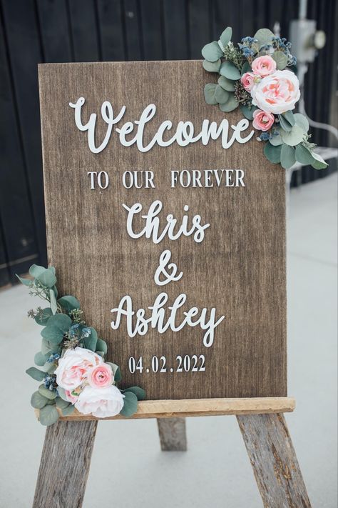 Welcome Sign • Wedding Decor • 3D Letters • 20” x 32” Welcome Sign Wedding, Welcome Boards, Maggie Sottero Wedding Dresses, 3d Letters, Maggie Sottero, Sign Wedding, Wedding Sign, Wedding Signs, Welcome Sign