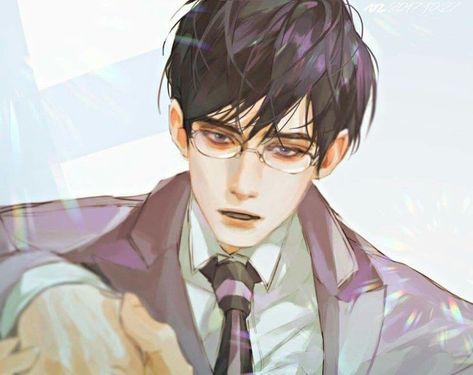 Kyoya Ootori, Anime Glasses Boy, Glasses Boy, Anime Glasses, Male Faceclaims, Ouran Highschool, Ouran Host Club, Anime Illustration, Ouran High School Host Club