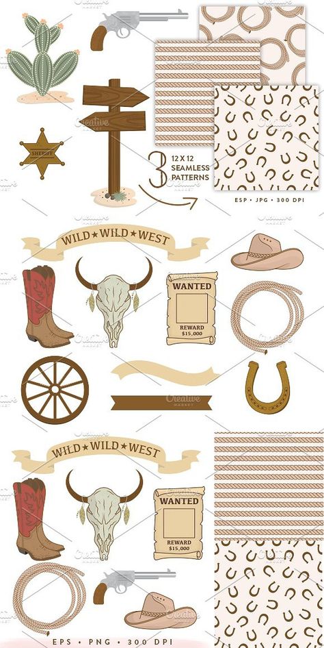 Rodeo Drawings, Rodeo Illustration, Cowboy Doodles, Rodeo Clipart, January Bujo, Rodeo Design, Cowboy Illustration, Rodeo Art, Royal Icing Templates